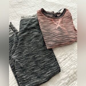 H&M Pink and Black set